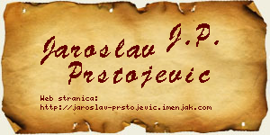 Jaroslav Prstojević vizit kartica